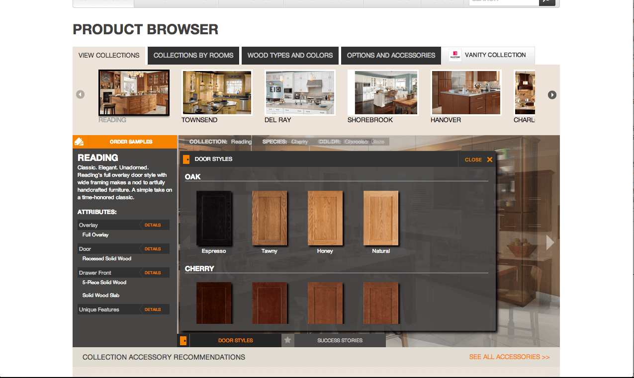 AmericanWoodmark - Product Browser Doors