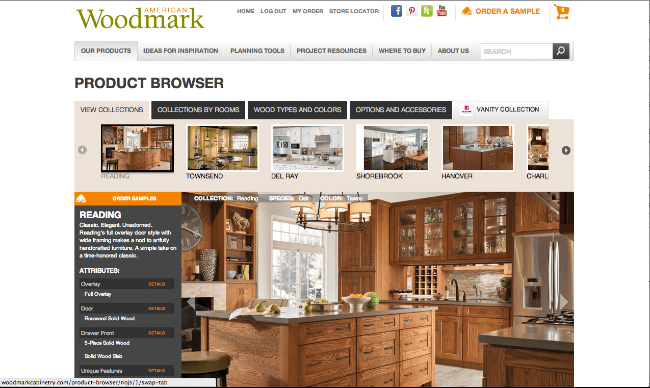 AmericanWoodmark - Product Browser