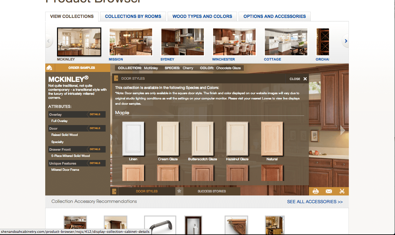 Shenandoah - Product Browser Doors