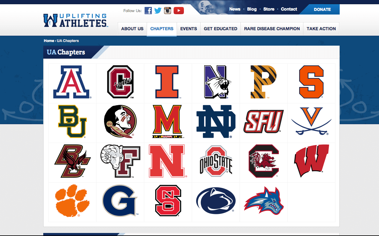 UplightingAthletes - Chapter Home