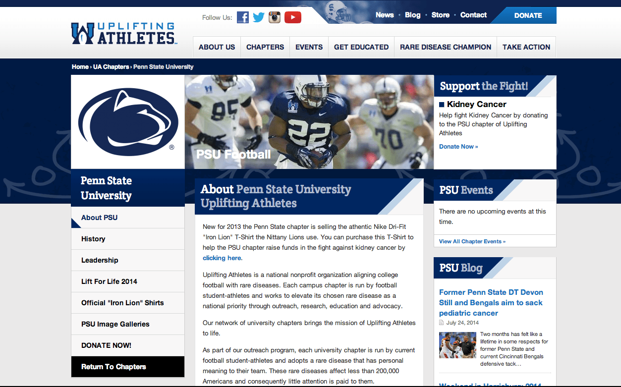 UplightingAthletes - PSU Chapter Home